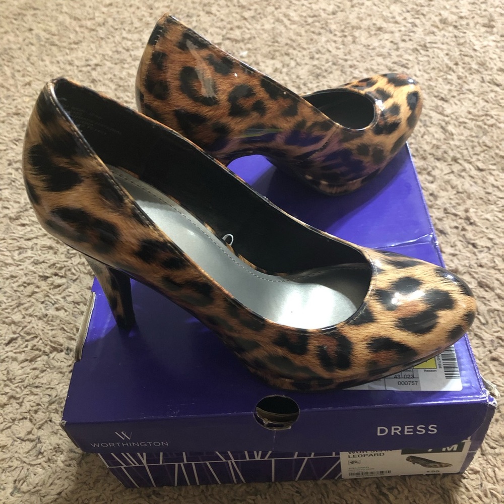 Worthington Leopard Heels